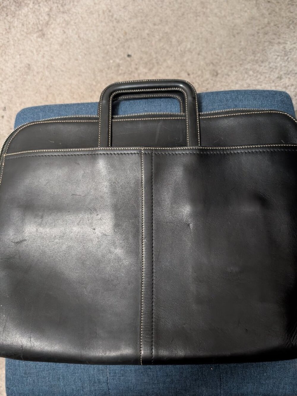 Vintage Coach leather portfolio/briefcase